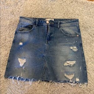 Zara jeans skirt